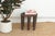 Wood Vintage Carved Top Cone Legs End Table For Sale - Image 7 of 7