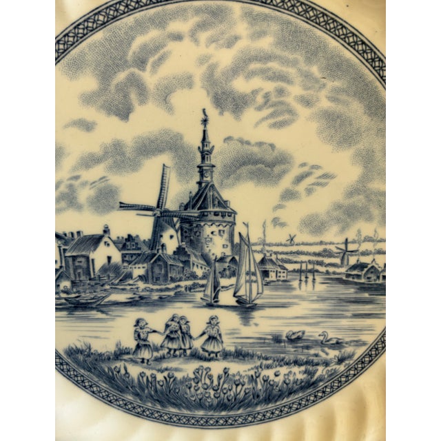Johnson Brothers Tulip Time Blue & White Dinner Plate For Sale - Image 10 of 10