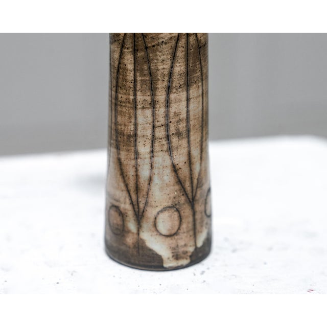 Ceramic Soliflore Vase by Jacques Pouchain for Atelier Dieulefit, 1950s For Sale - Image 4 of 8
