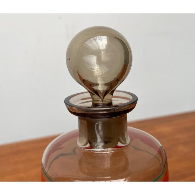 Mid-Century German Glass Carafe, 1960s For Sale - Image 13 of 18