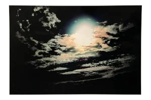 "Moon Shine" Contemporary Landscape Color Photograph From the Estate of Gleb Derujinsky