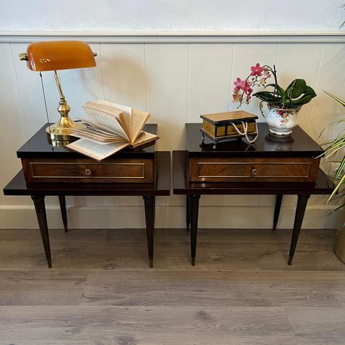 Beautiful couple storage cabinets vintage french nightstand bedside cabinets nf furniture. Vintage french storage,...