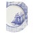 English Ocean by Royal Stafford Blue Ship, Map Rim/Dinner Plate 11" For Sale