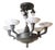 Art Deco Alabaster Chandelier with 9 Lights, Germany, 1930s For Sale
