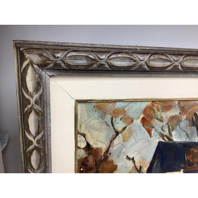 Mid 20th Century Isabel Gardner Impressionist Rural Landscape Painting For Sale - Image 4 of 7