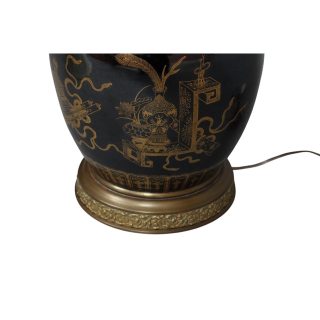 Chinoiserie Ginger Jar Table Lamp For Sale In Tampa - Image 6 of 9