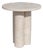 Mario Travertine Side Table by My Habitat Design For Sale