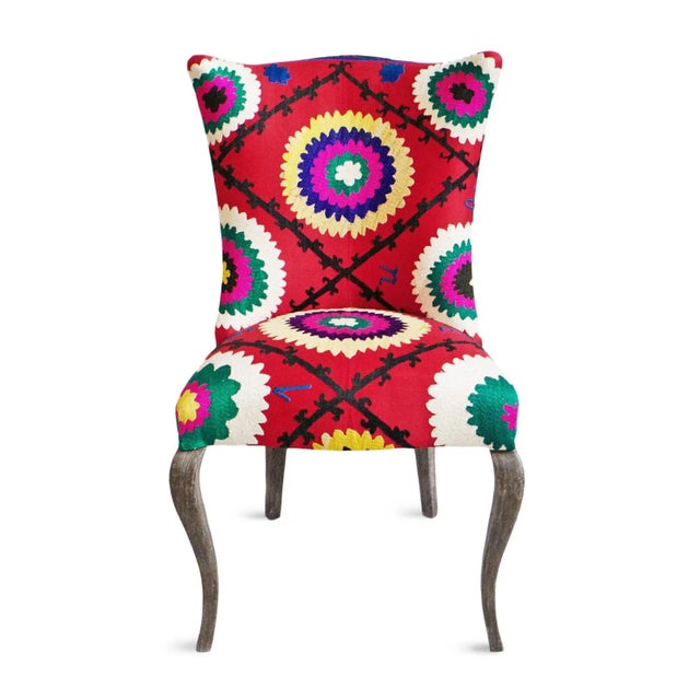 Suzani Upholstered Accent Chair Chairish