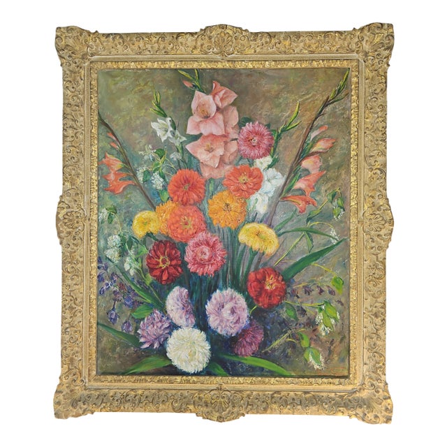 20th Century Still Life Oil Painting by Joseph Tipper For Sale