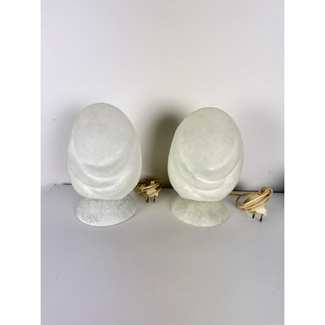 Vintage Murano Glass Bedside Lamps, 1980s, Set of 2 For Sale - Image 6 of 11