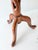 Mid-Century French Mahogany Open Spiral Barley Twist Lamp Stand For Sale - Image 4 of 10