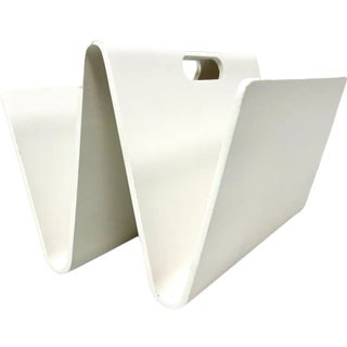 Magazine Rack in Plywood in the style of Alvar Aalto, 1980s For Sale