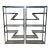 Design Institute America Chrome and Glass Etageres / Bookcases, 1970s - A Pair For Sale