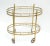 Maison Bagués 2 Tier Oval Brass & Glass Bar Cart Mid-Century Modern France 1950 For Sale - Image 13 of 13
