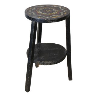 Vintage Ethiopian Two-Tiered Coffee Table For Sale