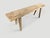 Contemporary Andrianna Shamaris Wabi Sabi Teak Wood Bench For Sale - Image 3 of 5