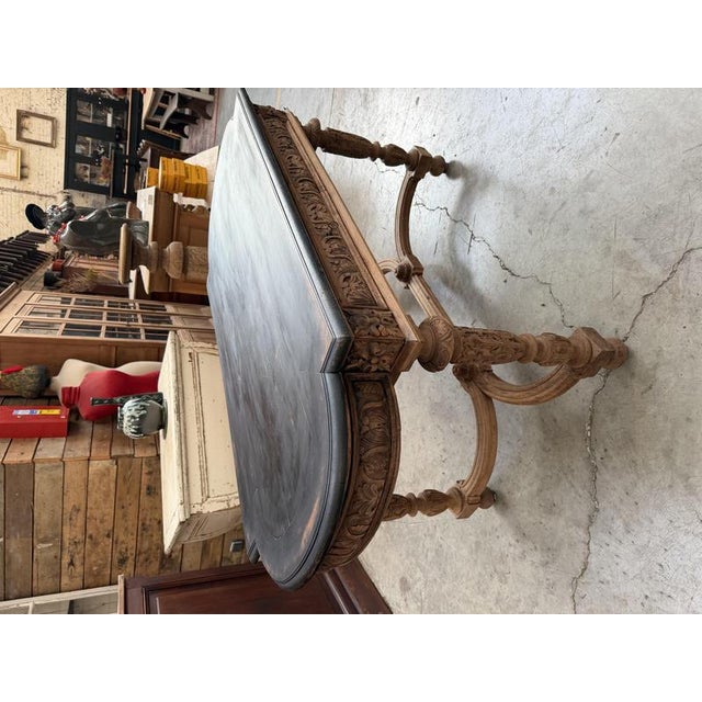 19th Century Oak Console Table For Sale - Image 4 of 13