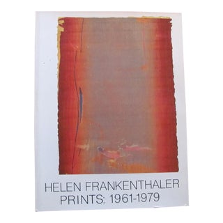 1980s Helen Frankenthaler Prints: 1961-1979 Catalogue Williams College Exhibit 1st Ed. Published For Sale