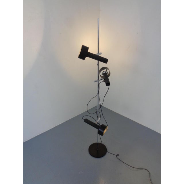 Metal Adjustable 3-Spot Floor Lamp by Edi Franz for Swiss Lamps, Switzerland, 1960s For Sale - Image 7 of 18