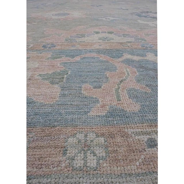 Turkish Oushak Rug 12' x 14'11" For Sale In Houston - Image 6 of 8