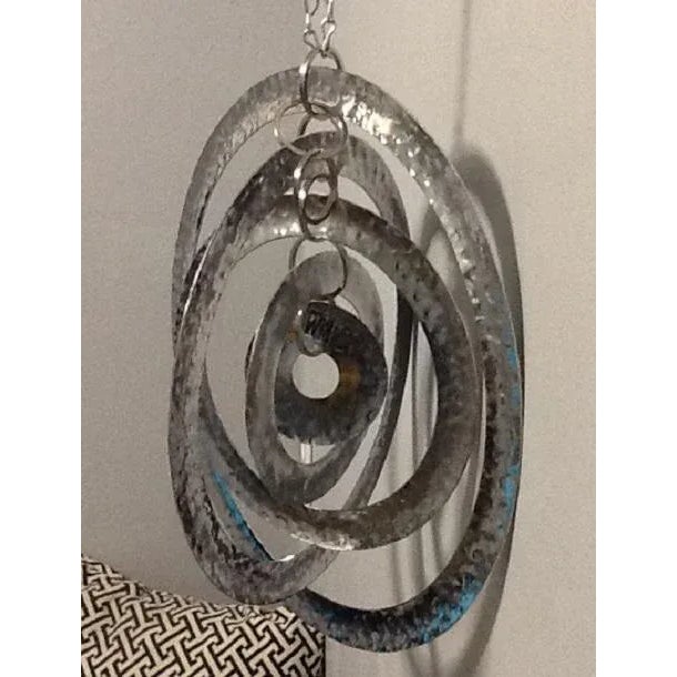 Contemporary Artist Signed 3-D Hanging Sculpture For Sale - Image 3 of 7