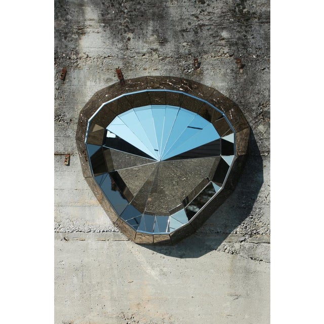 Le Diamantaire, Abstract Sculpture, 2015, Mirror Glass & Metal For Sale - Image 8 of 18