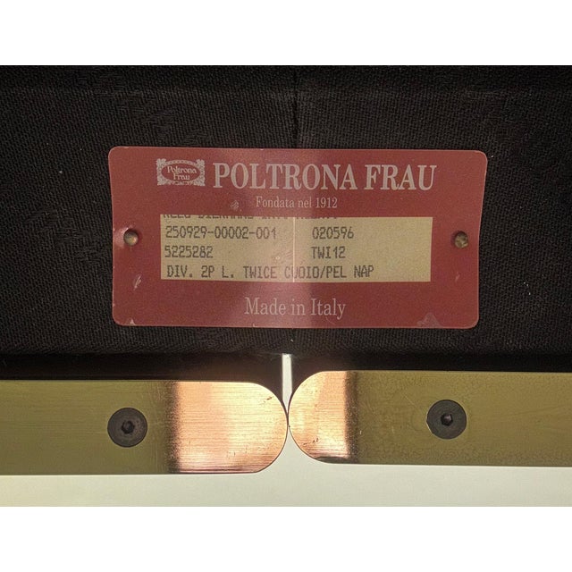 Leather Sofa by Pierluigi Cerri for Poltrona Frau, 1980s For Sale - Image 7 of 18