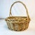 Vintage French Style Boho Chic Coastal Gathering Basket For Sale - Image 12 of 12