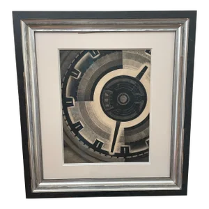 Machine Age Modernism Graphite Drawing