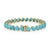 Handcrafted 18k Gold 16.14ct Pear Turquoise Tennis Bracelet 7 Inches by VRJewels For Sale - Image 9 of 16