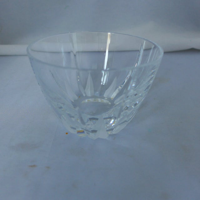 Beautiful Elegant Cut Crystal Candy No Makers Mark in Excellent condition. 4.35" D X 3.25" H X 2.25"D Base.