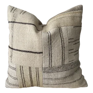 Vintage Striped Pillow Cover