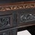 1910s Antique Rj Horner Carved Oak Kneehole Desk With Figural Carved Pulls C1910 For Sale - Image 5 of 16