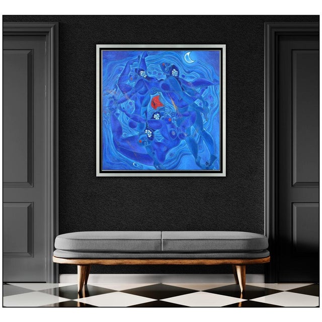 Message us to inquire about custom framing options! (Included for free with every purchase) The artwork here, "The Sea...