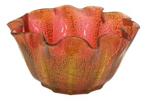 Murano Glass Basket, 1960s
