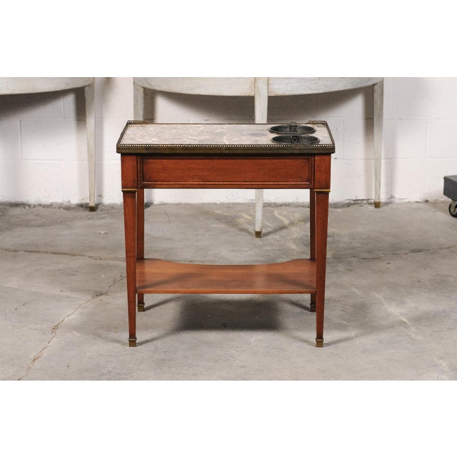 19th Century Marble Top Rafraîchissoir From France For Sale - Image 13 of 16