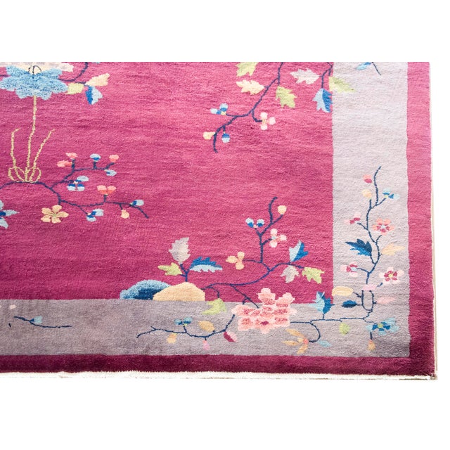 Early 20th Century Chinese Art Deco Rug For Sale - Image 11 of 13