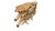 1990s Teakwood Organic Console Table For Sale In Boston - Image 6 of 8