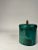 Aldo Tura Mid 20th Century Turquoise Cylindrical Goatskin Lidded Box in the Style of Aldo Tura For Sale - Image 4 of 7