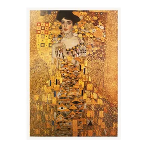 1994 After Gustav Klimt, "Portrait of Adele Bloch-Bauer" First German Edition Poster