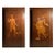 Eugenio Diez Illuminated Marquetry Wall Hangings - A Pair For Sale - Image 9 of 9