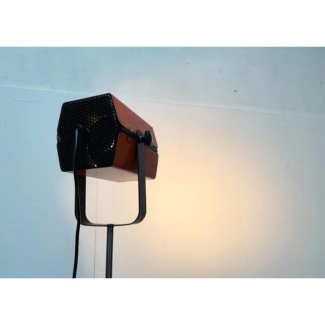 Black Vintage Swedish Space Age Studio Floor Lamp from Alda For Sale - Image 8 of 18