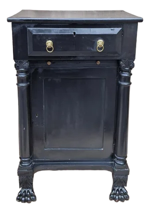 19th Century Neo Classical Style Painted Mahogany Side Cabinet