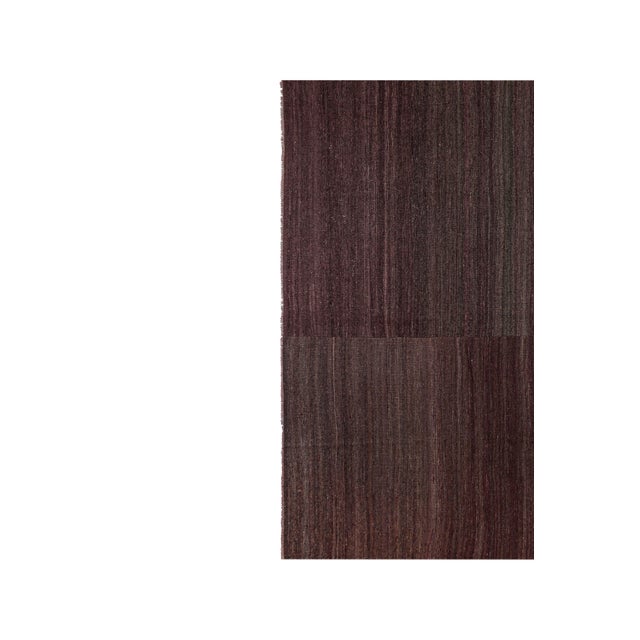 1960s Oversize Bohemian Striped Wool Kilim Rug 9'3'' X 11'9'' For Sale - Image 6 of 11