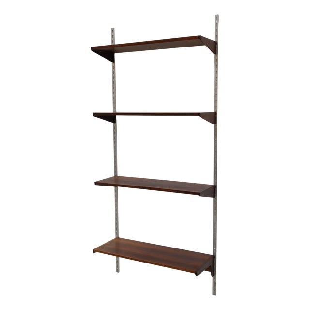 Vintage Danish Rosewood Wall Unit by Kai Kristiansen for FM, 1960s For Sale