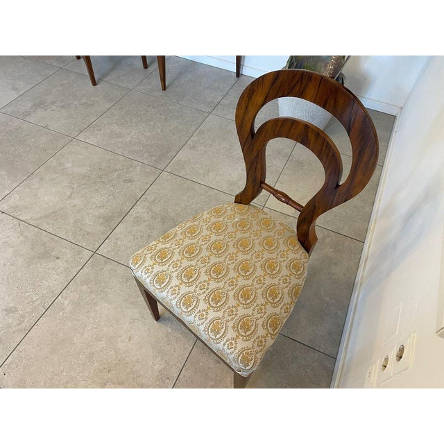 Brown Biedermeier Walnut Side Chair For Sale - Image 8 of 10
