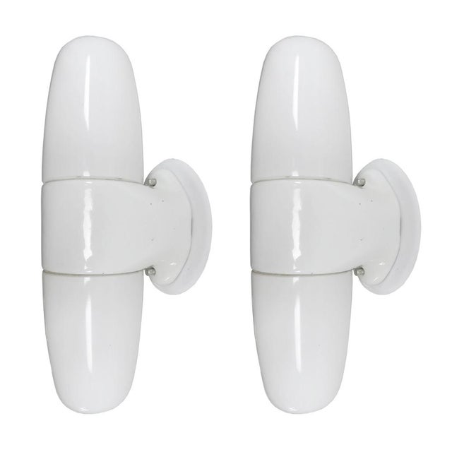 Large Wagenfeld Double Wall Lights, 1950 For Sale - Image 11 of 11