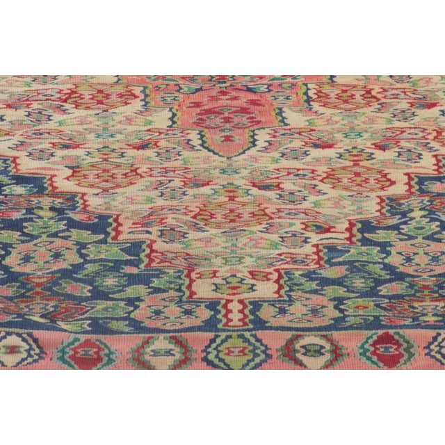Late 20th Century Late 20th Century Vintage Persian Bijar Kilim Rug, 03'11 X 06'04 For Sale - Image 5 of 11