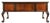 Councill Craftsmen Carved Mahogany Vintage Clawfoot Executive Desk 72" X 34" X 31" For Sale In Saint Louis - Image 6 of 8
