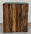 Original retail $894, stylish Revelation Organic Modern Reclaimed Pine Jonah Side Table, honed black marble top, showroom...